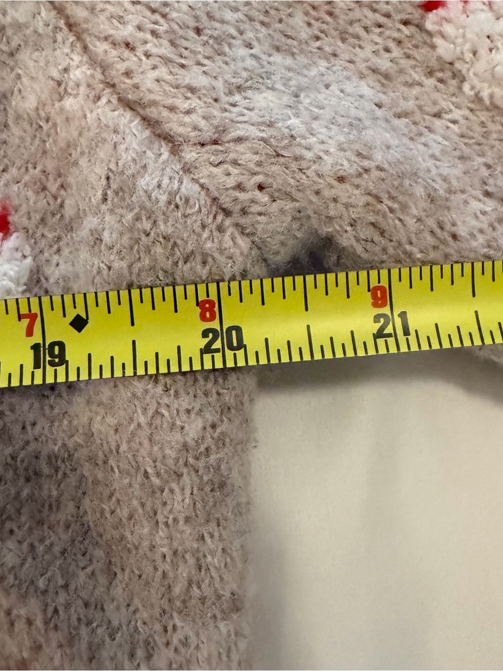 cupcakes & cashmere Gray Cardigan with Red & White Candy Cane Motif - Picture 6 of 9